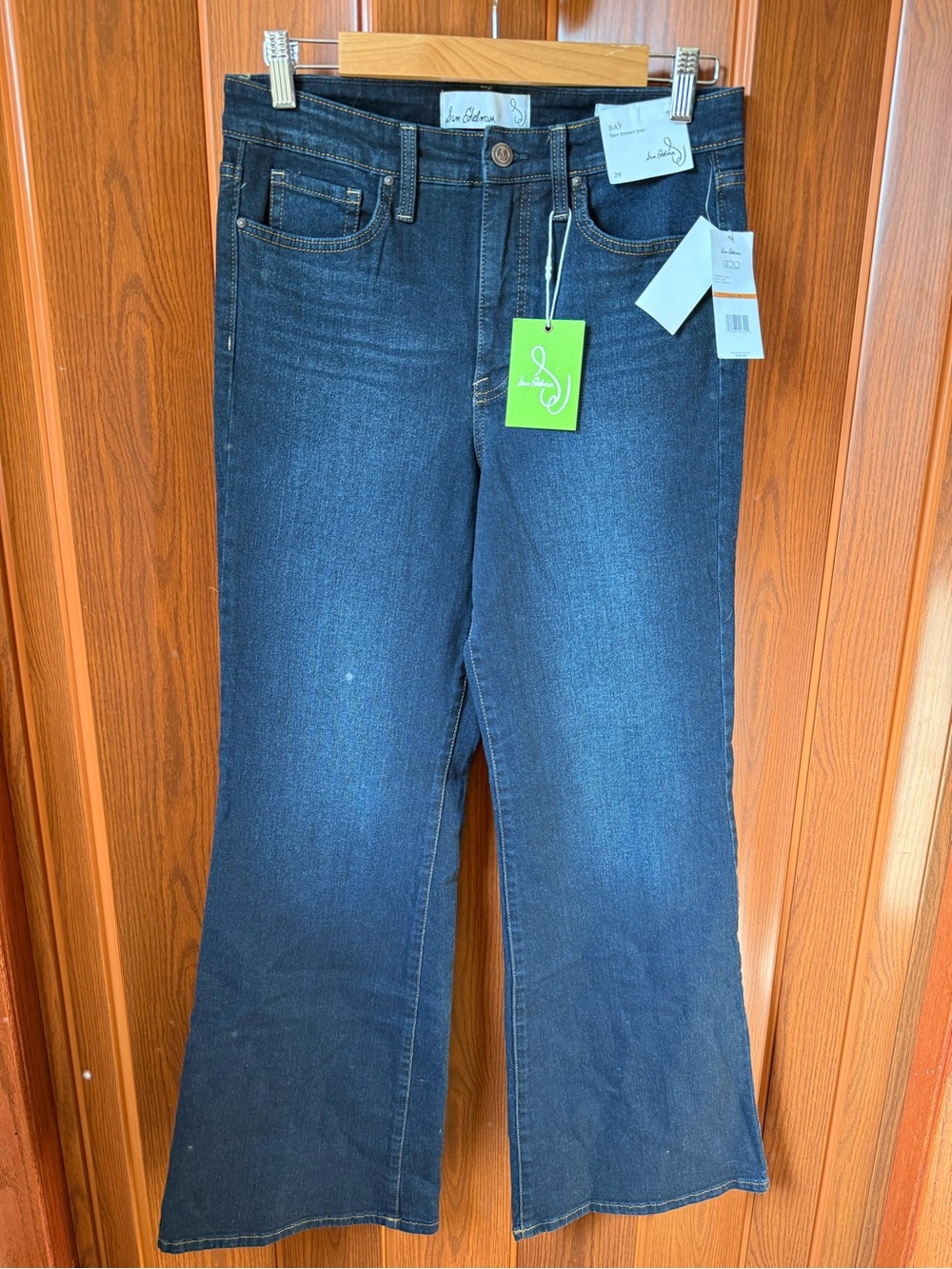 Sam Edelman High Rise Flared Leg Trouser Jeans